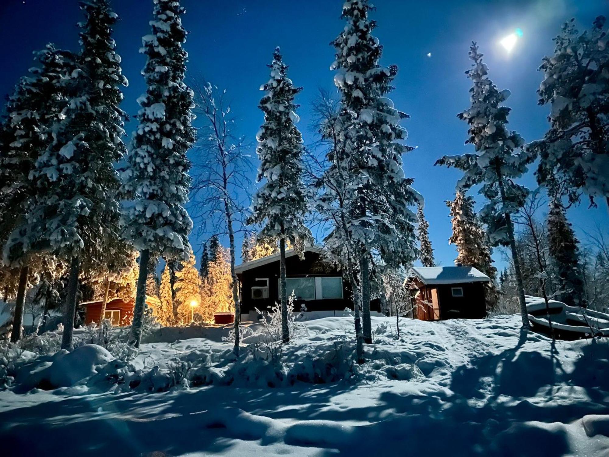 Camp Caroli Family House Villa Jukkasjarvi Luaran gambar